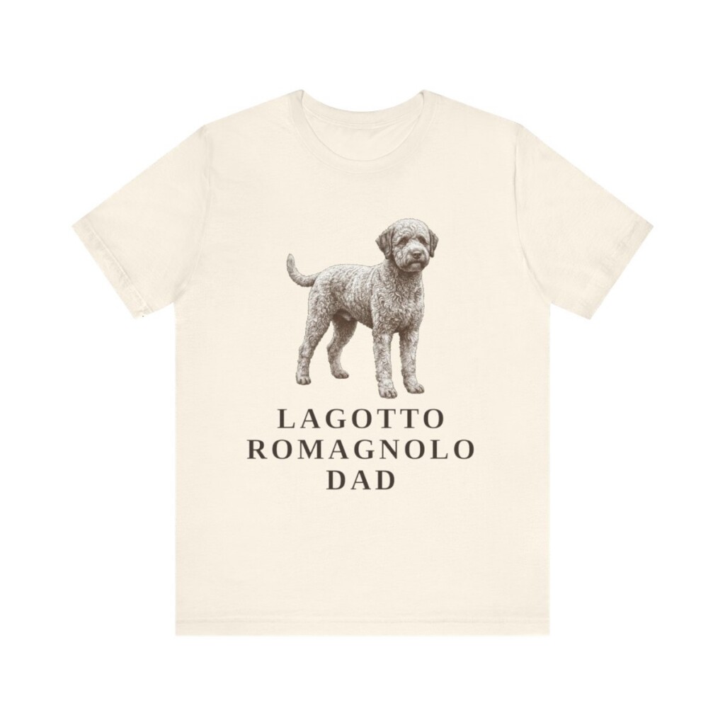 Lagotto Romagnolo Dad Shirt, Vintage Dog Sketch Tee, Dog Dad Gift Lagotto Romagnolo Dad Shirt, Vintage Dog Sketch Tee, Dog Dad Gift