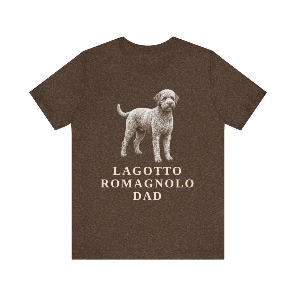 Lagotto Romagnolo Dad Shirt, Vintage Dog Sketch Tee, Dog Dad Gift Lagotto Romagnolo Dad Shirt, Vintage Dog Sketch Tee, Dog Dad Gift