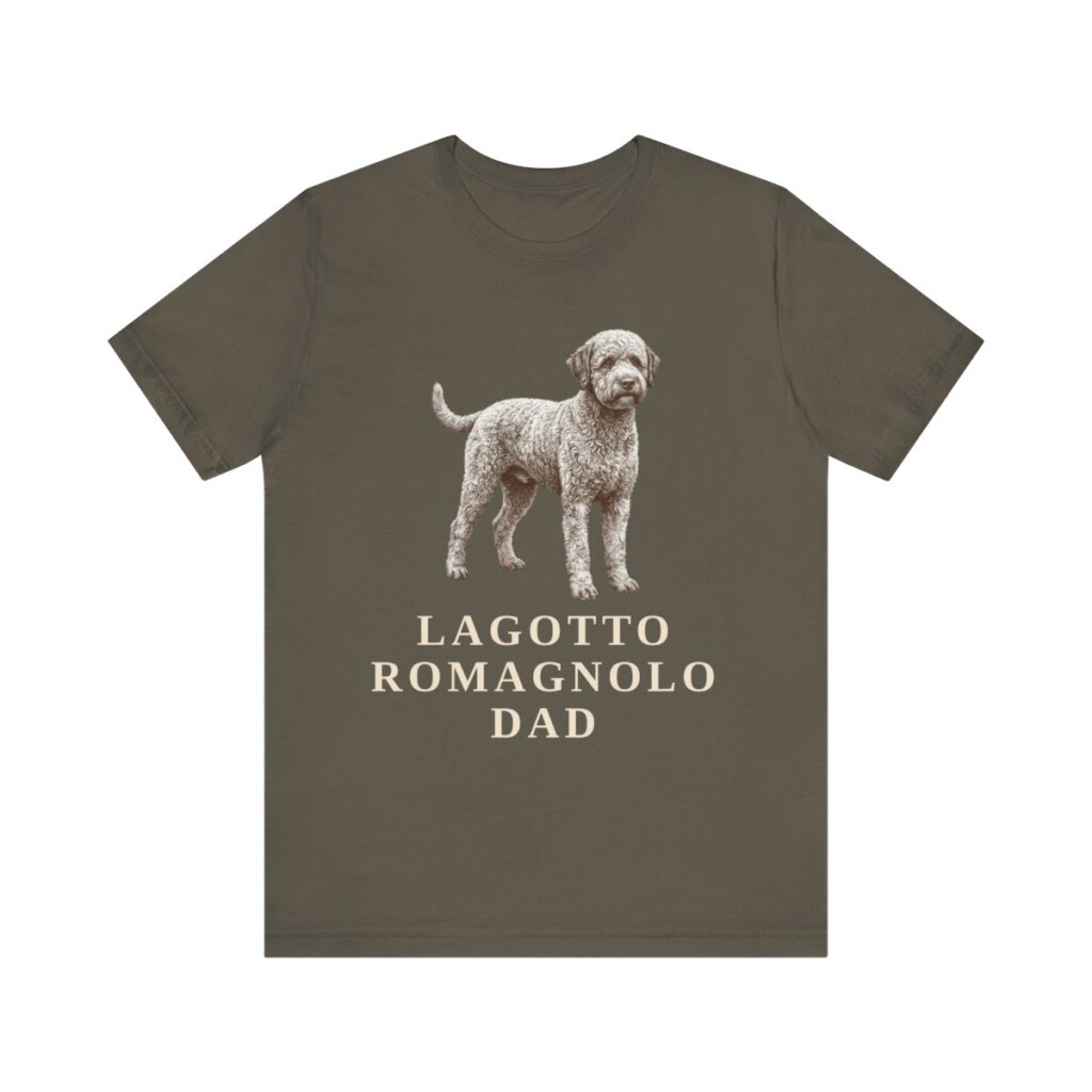 Lagotto Romagnolo Dad Shirt, Vintage Dog Sketch Tee, Dog Dad Gift Lagotto Romagnolo Dad Shirt, Vintage Dog Sketch Tee, Dog Dad Gift