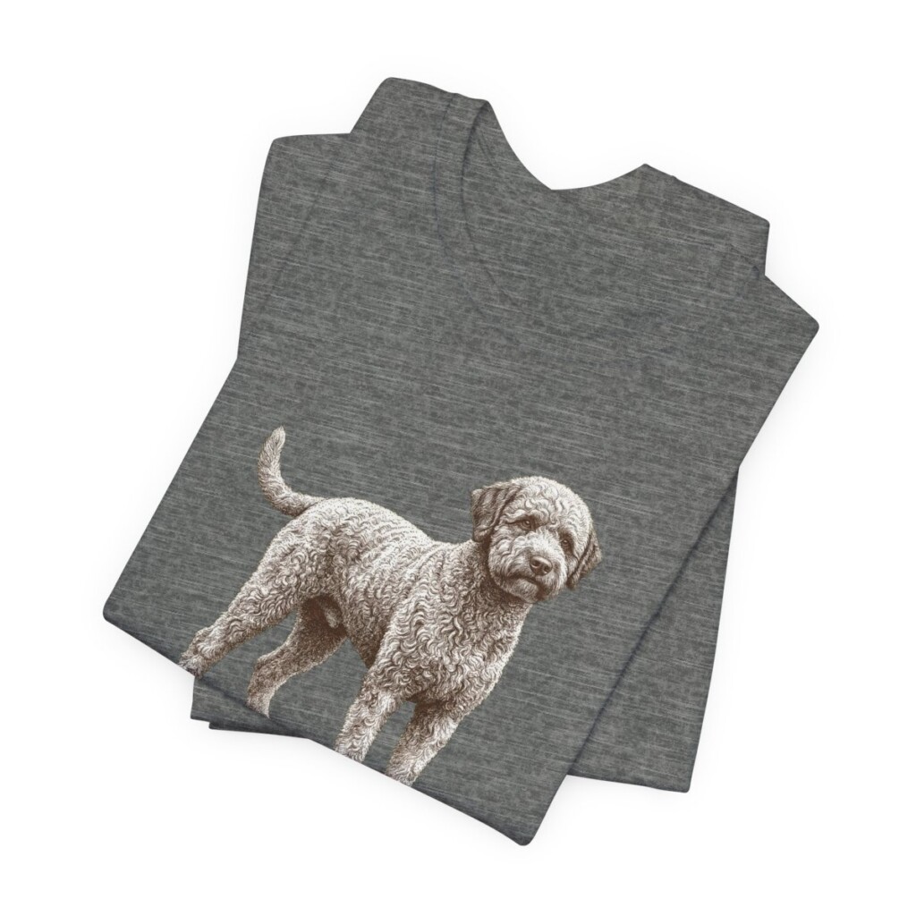Lagotto Romagnolo Dad Shirt, Vintage Dog Sketch Tee, Dog Dad Gift Lagotto Romagnolo Dad Shirt, Vintage Dog Sketch Tee, Dog Dad Gift