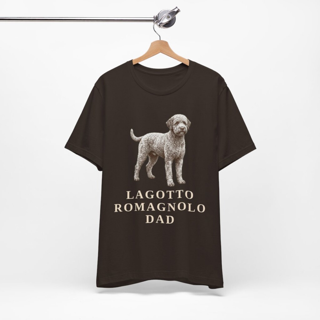 Lagotto Romagnolo Dad Shirt, Vintage Dog Sketch Tee, Dog Dad Gift Lagotto Romagnolo Dad Shirt, Vintage Dog Sketch Tee, Dog Dad Gift