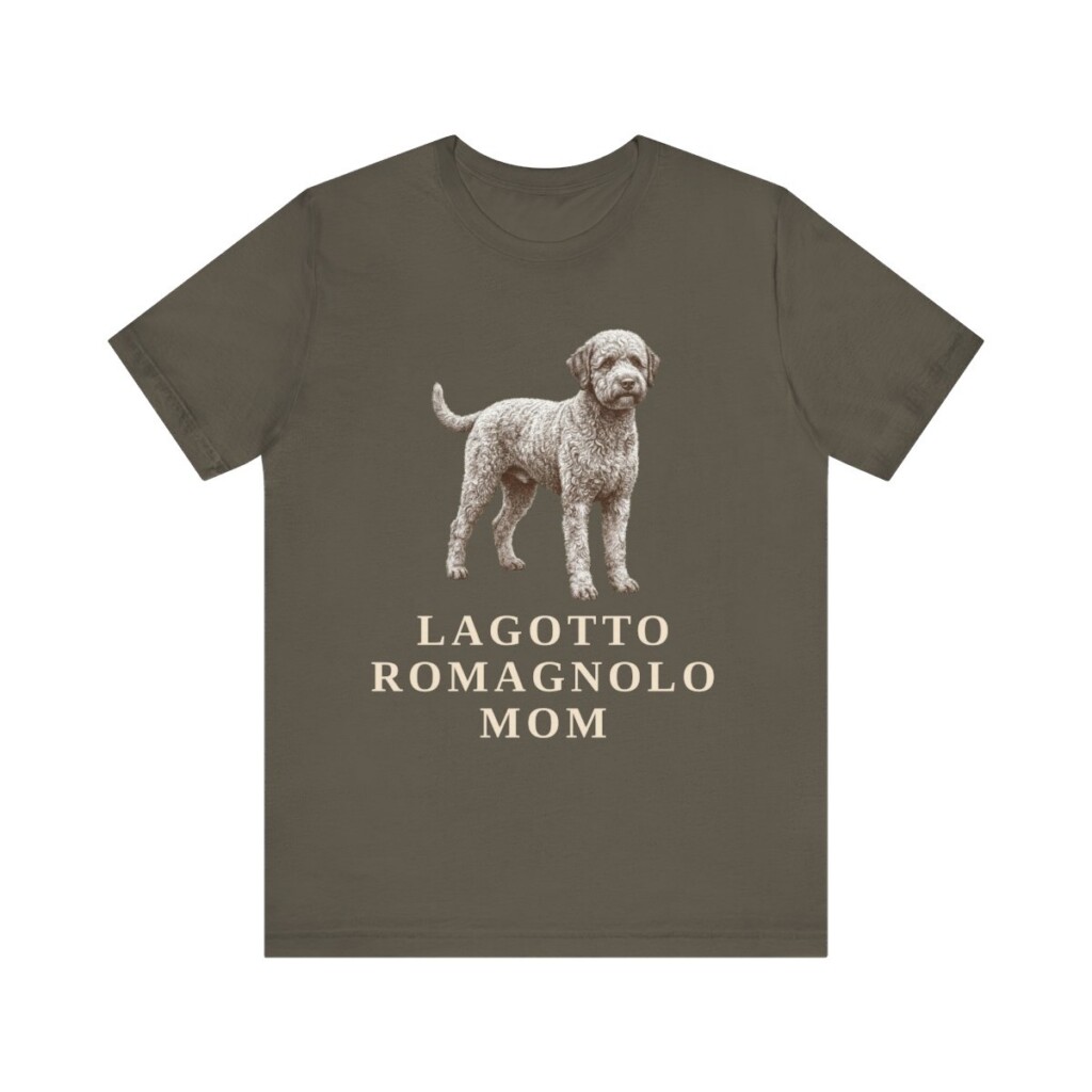 Lagotto Romagnolo Mom Shirt, Vintage Dog Sketch Tee, Dog Mom Gift