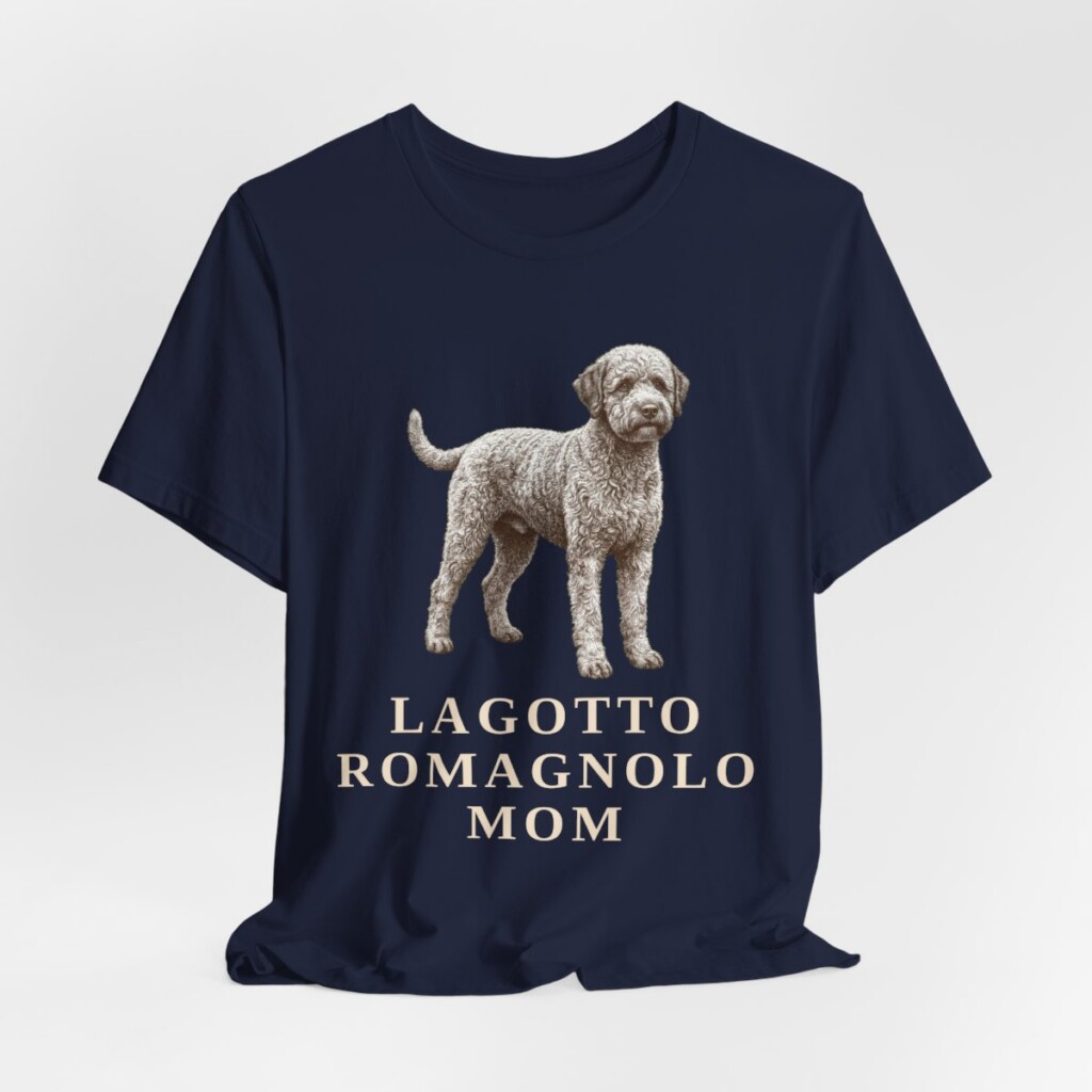 Lagotto Romagnolo Mom Shirt, Vintage Dog Sketch Tee, Dog Mom Gift