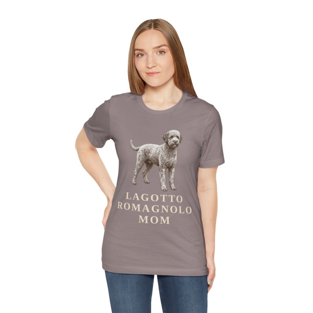 Lagotto Romagnolo Mom Shirt, Vintage Dog Sketch Tee, Dog Mom Gift
