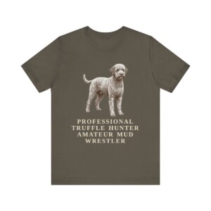 Lagotto Romagnolo Humor Shirt, Vintage Dog Sketch Tee, Dog Humor Gift