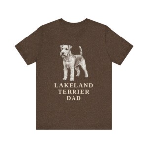 Lakeland Terrier Dad Shirt, Vintage Dog Sketch Tee, Dog Dad Gift