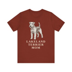 Lakeland Terrier Mom Shirt, Vintage Dog Sketch Tee, Dog Mom Gift