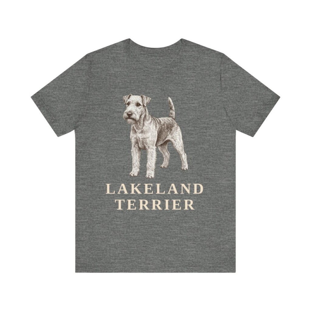 Lakeland Terrier Lover Shirt, Vintage Dog Sketch Tee, Dog Lover Gift Lakeland Terrier Lover Shirt, Vintage Dog Sketch Tee, Dog Lover Gift