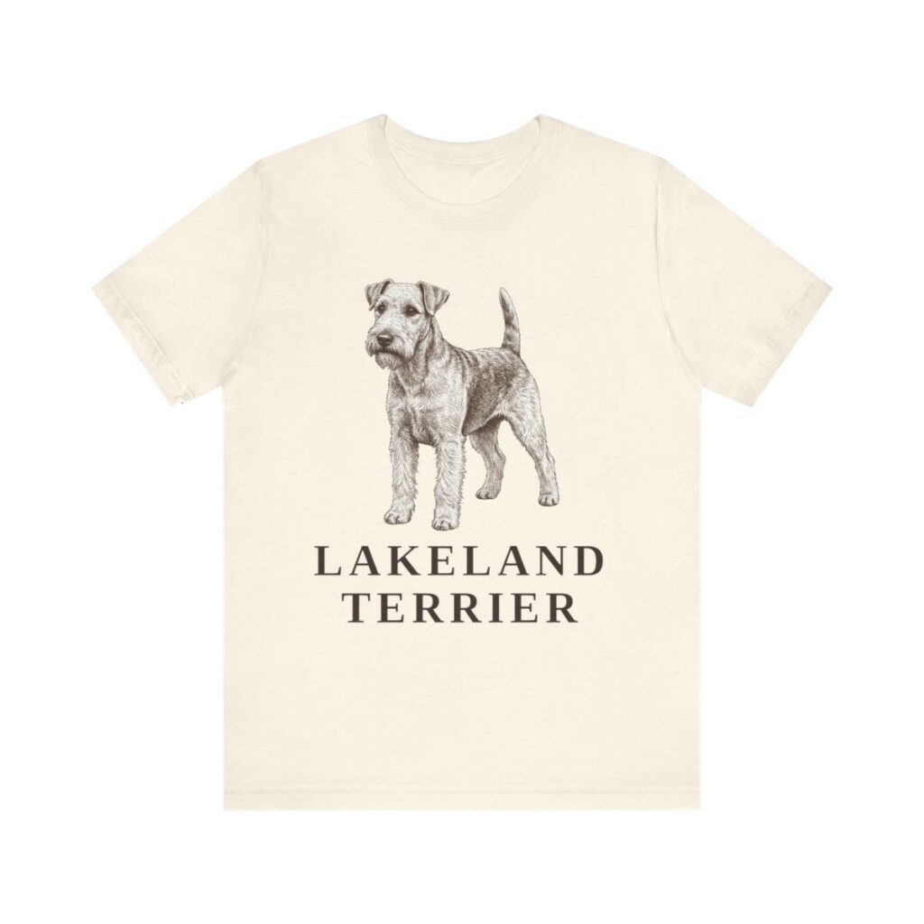 Lakeland Terrier Lover Shirt, Vintage Dog Sketch Tee, Dog Lover Gift Lakeland Terrier Lover Shirt, Vintage Dog Sketch Tee, Dog Lover Gift