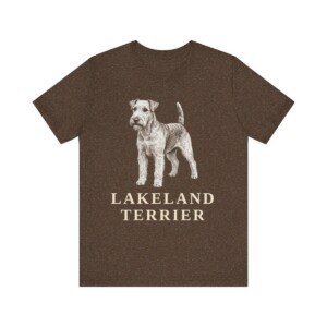 Lakeland Terrier Lover Shirt, Vintage Dog Sketch Tee, Dog Lover Gift