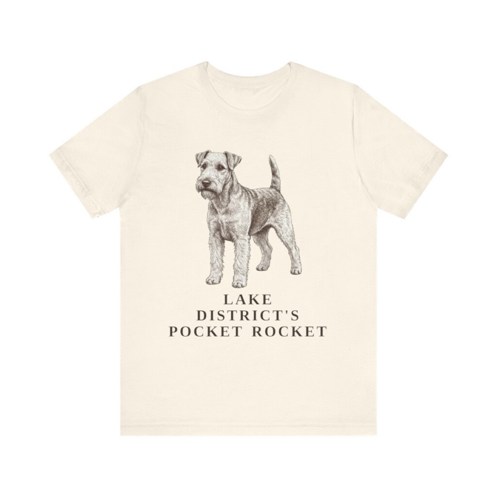 Lakeland Terrier Humor Shirt, Vintage Dog Sketch Tee, Dog Humor Gift