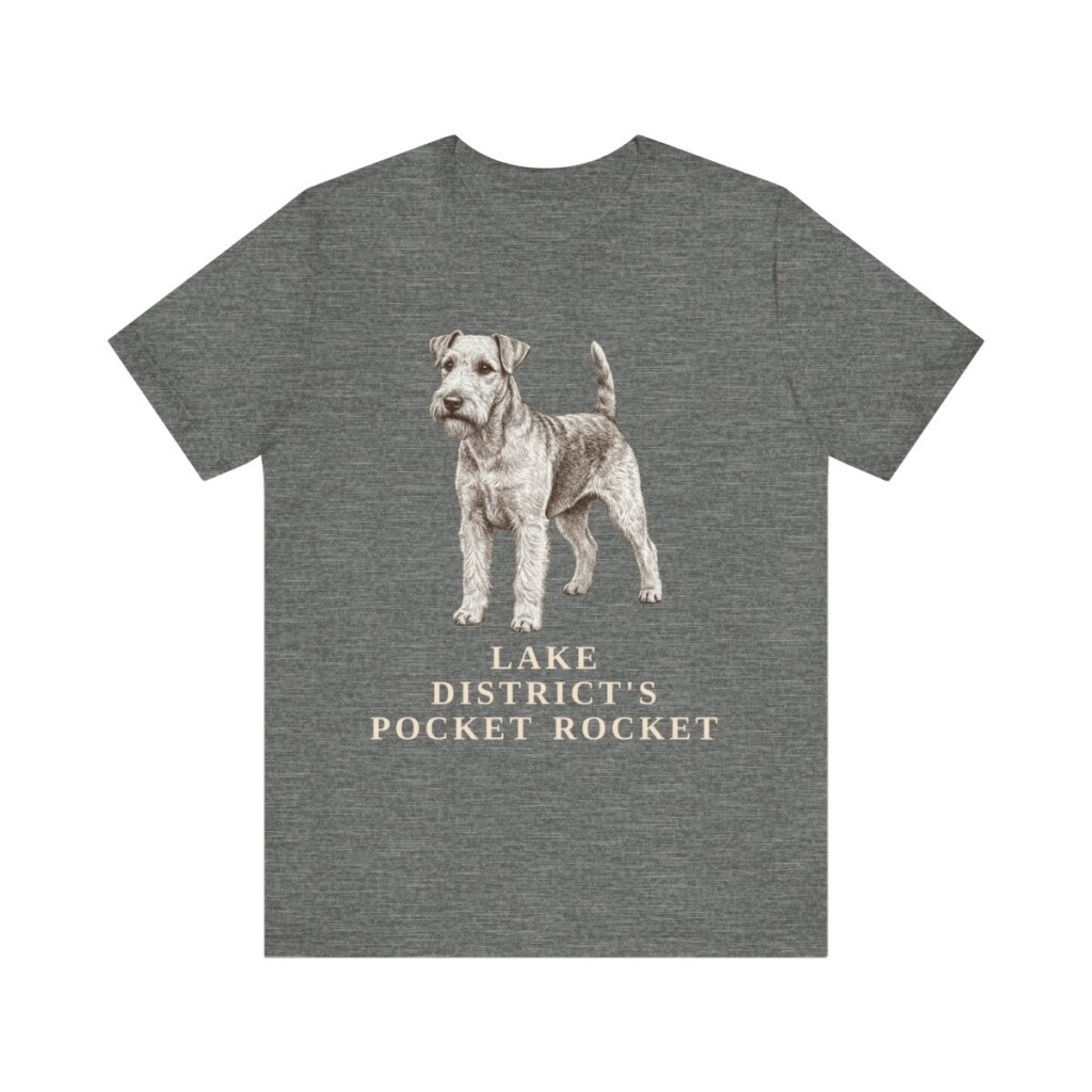 Lakeland Terrier Humor Shirt, Vintage Dog Sketch Tee, Dog Humor Gift