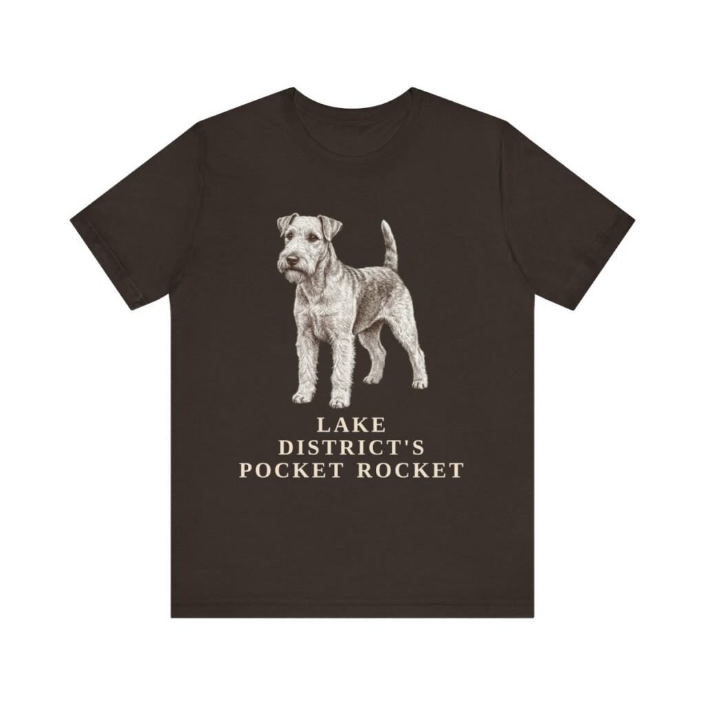 Lakeland Terrier Humor Shirt, Vintage Dog Sketch Tee, Dog Humor Gift