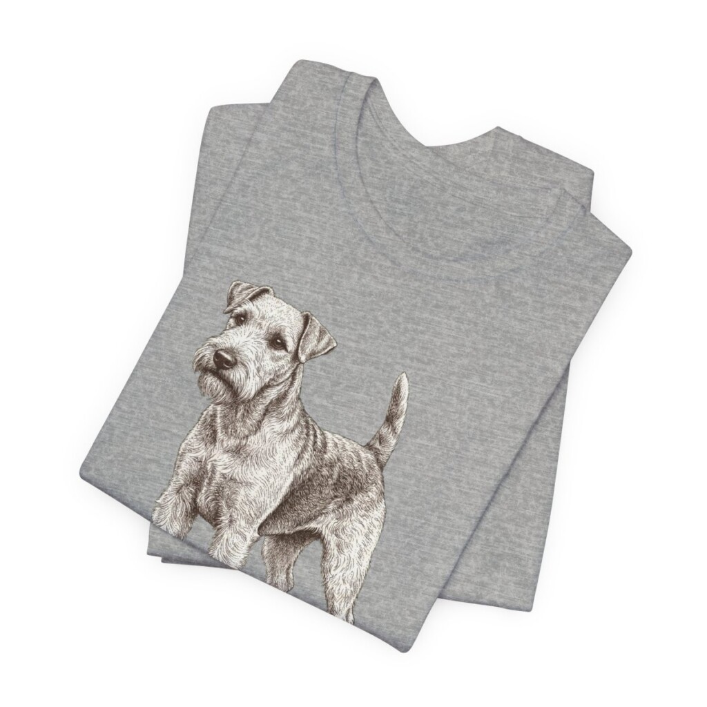 Lakeland Terrier Humor Shirt, Vintage Dog Sketch Tee, Dog Humor Gift