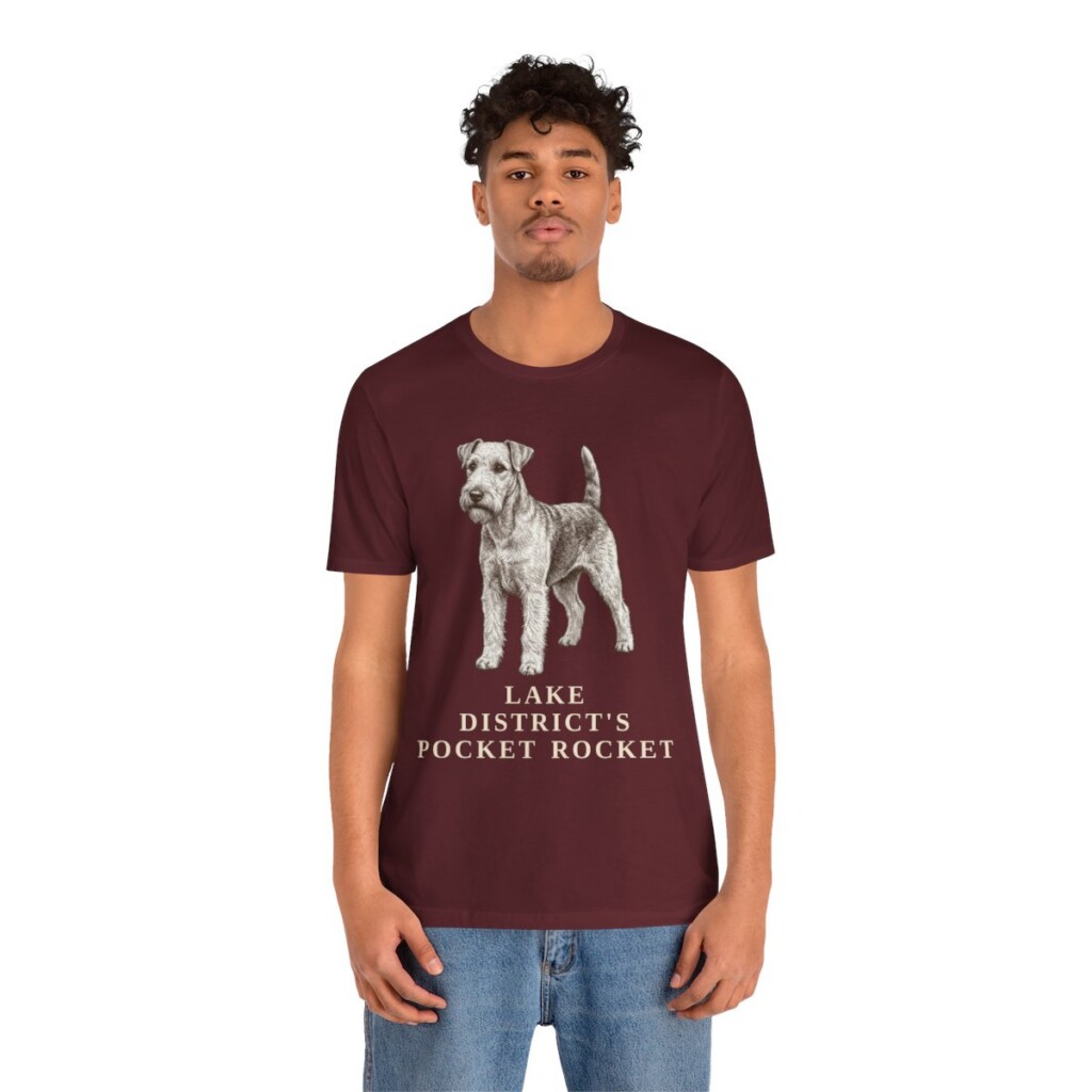 Lakeland Terrier Humor Shirt, Vintage Dog Sketch Tee, Dog Humor Gift