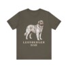 Leonberger Dad Shirt, Vintage Dog Sketch Tee, Dog Dad Gift