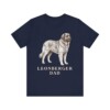 Leonberger Dad Shirt, Vintage Dog Sketch Tee, Dog Dad Gift