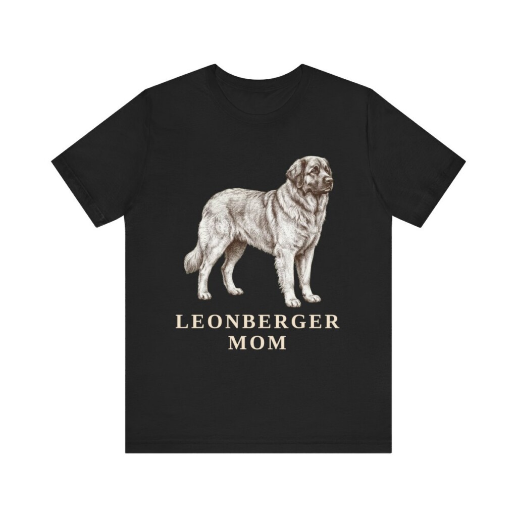Leonberger Mom Shirt, Vintage Dog Sketch Tee, Dog Mom Gift Leonberger Mom Shirt, Vintage Dog Sketch Tee, Dog Mom Gift