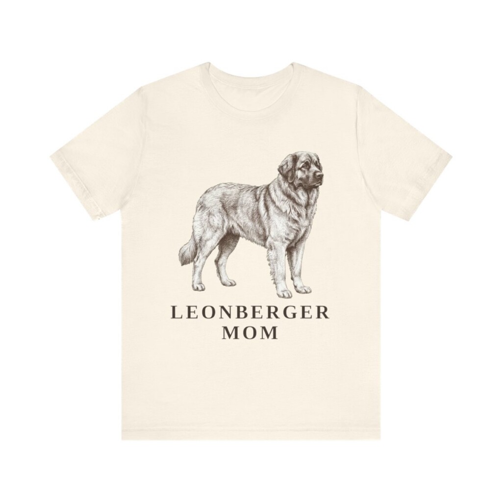 Leonberger Mom Shirt, Vintage Dog Sketch Tee, Dog Mom Gift Leonberger Mom Shirt, Vintage Dog Sketch Tee, Dog Mom Gift