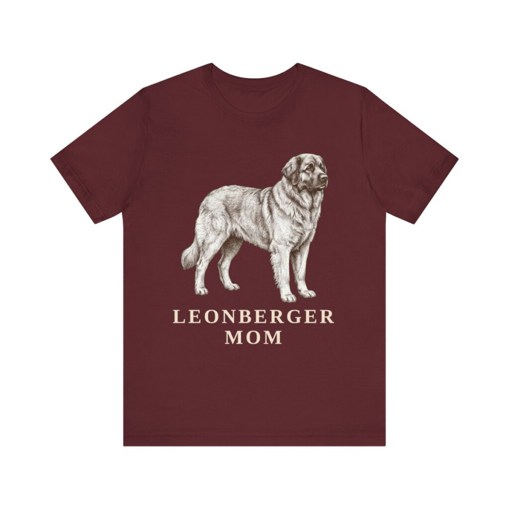 Leonberger Mom Shirt, Vintage Dog Sketch Tee, Dog Mom Gift Leonberger Mom Shirt, Vintage Dog Sketch Tee, Dog Mom Gift