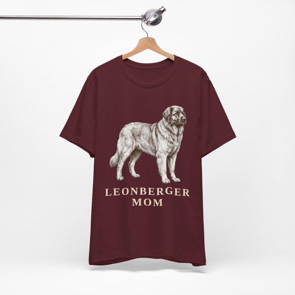 Leonberger Mom Shirt, Vintage Dog Sketch Tee, Dog Mom Gift Leonberger Mom Shirt, Vintage Dog Sketch Tee, Dog Mom Gift
