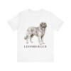 Leonberger Lover Shirt, Vintage Dog Sketch Tee, Dog Lover Gift