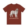 Leonberger Lover Shirt, Vintage Dog Sketch Tee, Dog Lover Gift