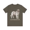 Leonberger Lover Shirt, Vintage Dog Sketch Tee, Dog Lover Gift