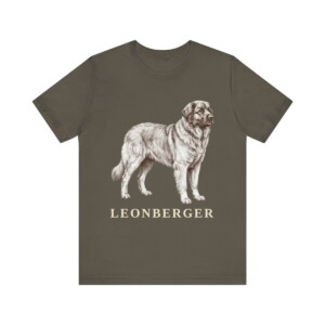 Leonberger Lover Shirt, Vintage Dog Sketch Tee, Dog Lover Gift