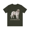 Leonberger Lover Shirt, Vintage Dog Sketch Tee, Dog Lover Gift
