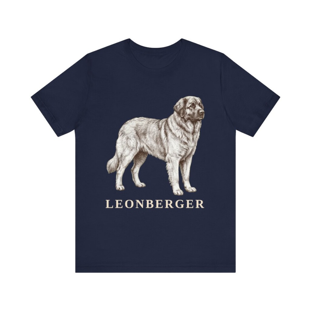 Leonberger Lover Shirt, Vintage Dog Sketch Tee, Dog Lover Gift
