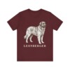 Leonberger Lover Shirt, Vintage Dog Sketch Tee, Dog Lover Gift