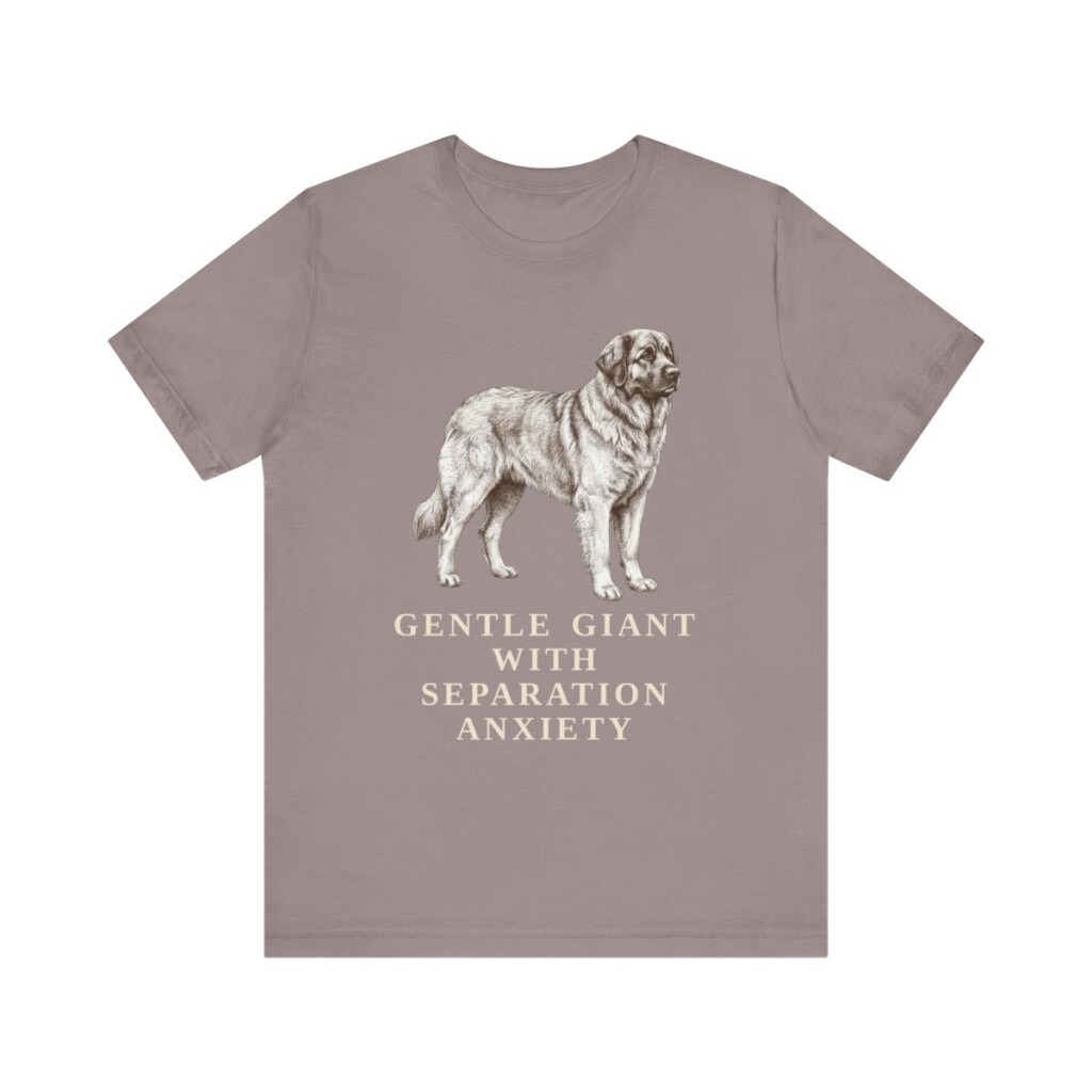 Leonberger Humor Shirt, Vintage Dog Sketch Tee, Dog Humor Gift