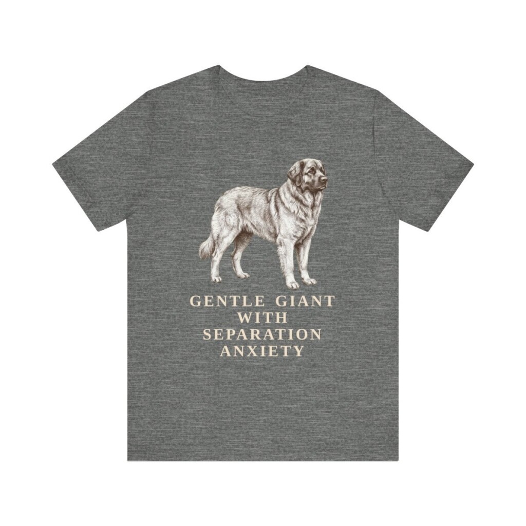 Leonberger Humor Shirt, Vintage Dog Sketch Tee, Dog Humor Gift