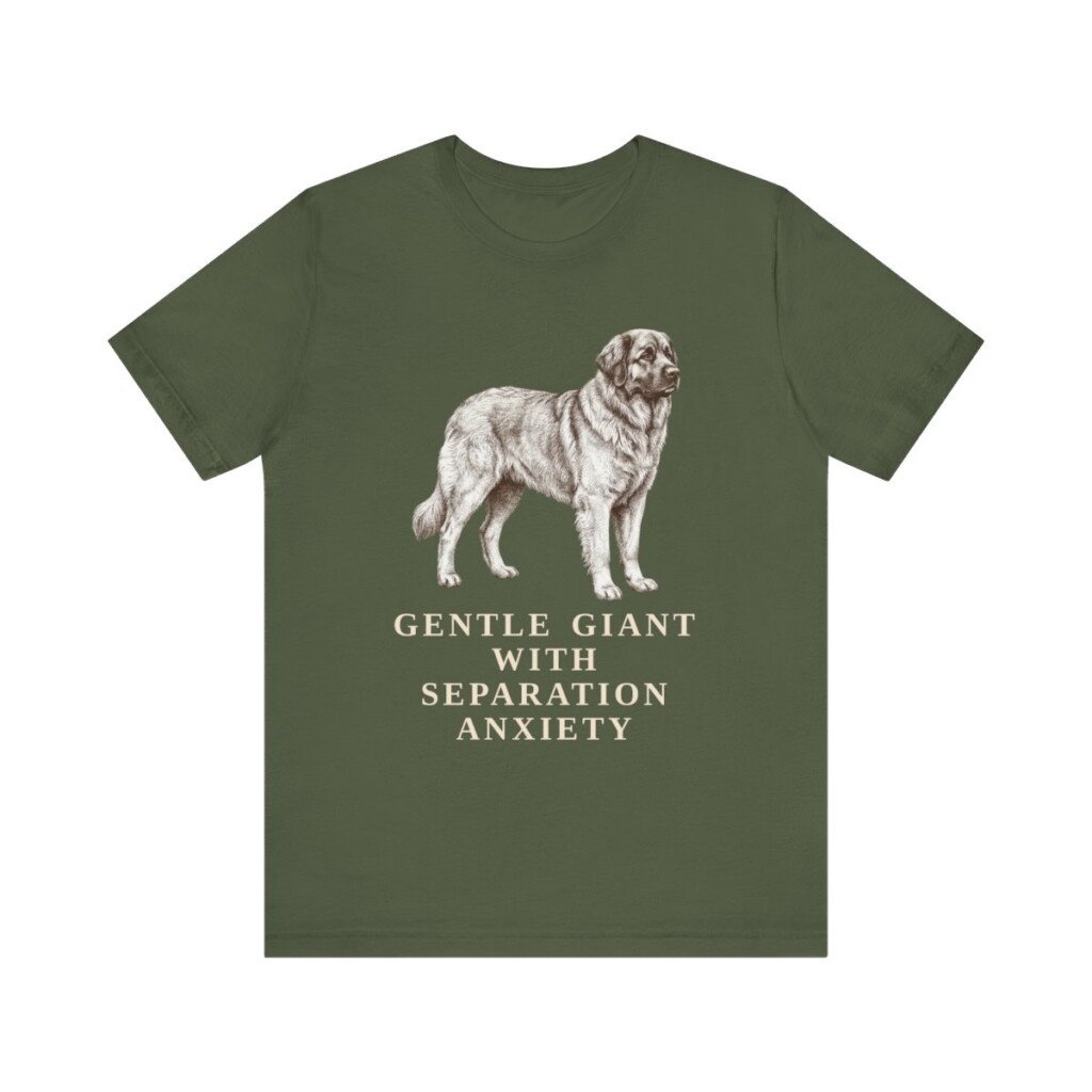 Leonberger Humor Shirt, Vintage Dog Sketch Tee, Dog Humor Gift