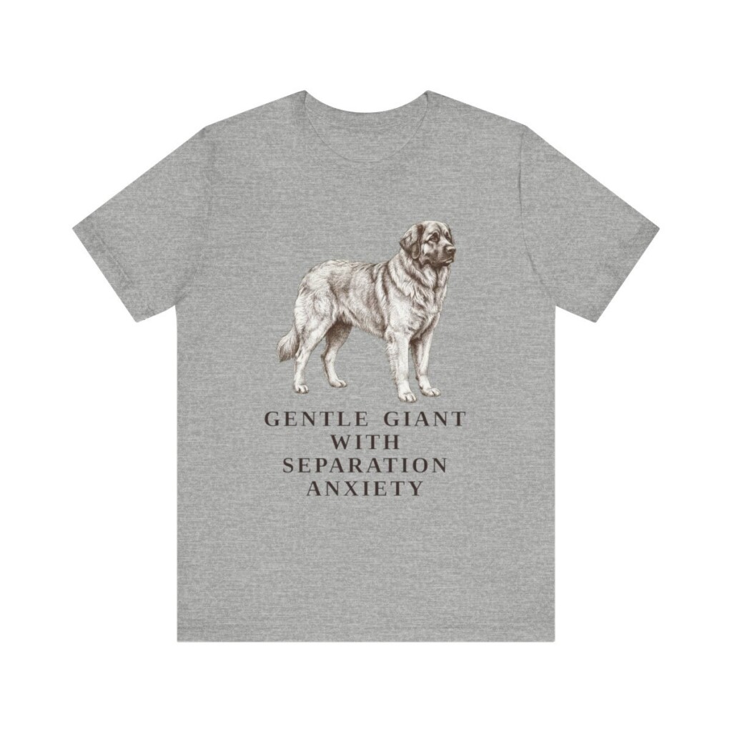 Leonberger Humor Shirt, Vintage Dog Sketch Tee, Dog Humor Gift