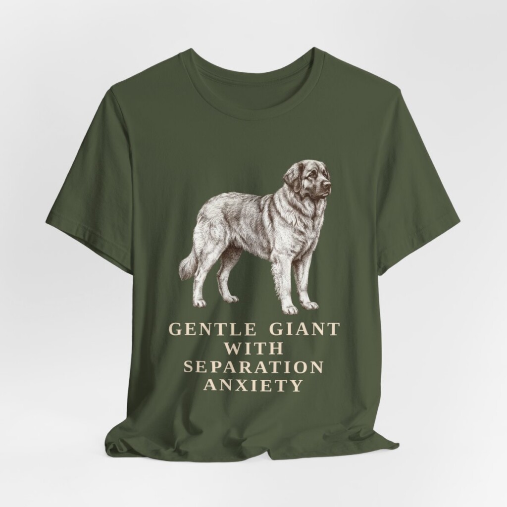 Leonberger Humor Shirt, Vintage Dog Sketch Tee, Dog Humor Gift
