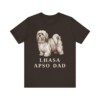 Lhasa Apso Dad Shirt, Vintage Dog Sketch Tee, Dog Dad Gift