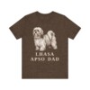 Lhasa Apso Dad Shirt, Vintage Dog Sketch Tee, Dog Dad Gift