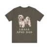 Lhasa Apso Dad Shirt, Vintage Dog Sketch Tee, Dog Dad Gift