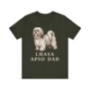 Lhasa Apso Dad Shirt, Vintage Dog Sketch Tee, Dog Dad Gift