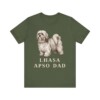 Lhasa Apso Dad Shirt, Vintage Dog Sketch Tee, Dog Dad Gift