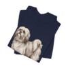 Lhasa Apso Dad Shirt, Vintage Dog Sketch Tee, Dog Dad Gift