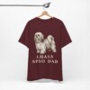 Lhasa Apso Dad Shirt, Vintage Dog Sketch Tee, Dog Dad Gift