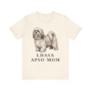 Lhasa Apso Mom Shirt, Vintage Dog Sketch Tee, Dog Mom Gift Lhasa Apso Mom Shirt, Vintage Dog Sketch Tee, Dog Mom Gift