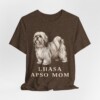 Lhasa Apso Mom Shirt, Vintage Dog Sketch Tee, Dog Mom Gift Lhasa Apso Mom Shirt, Vintage Dog Sketch Tee, Dog Mom Gift