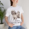Lhasa Apso Mom Shirt, Vintage Dog Sketch Tee, Dog Mom Gift Lhasa Apso Mom Shirt, Vintage Dog Sketch Tee, Dog Mom Gift