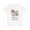 Lhasa Apso Lover Shirt, Vintage Dog Sketch Tee, Dog Lover Gift