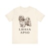 Lhasa Apso Lover Shirt, Vintage Dog Sketch Tee, Dog Lover Gift