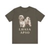 Lhasa Apso Lover Shirt, Vintage Dog Sketch Tee, Dog Lover Gift